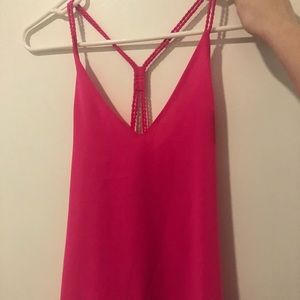 Hot Pink Flowy Top